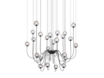 PUPPET SP 24P - Blown glass pendant lamp by Vetreria Vistosi - view 2